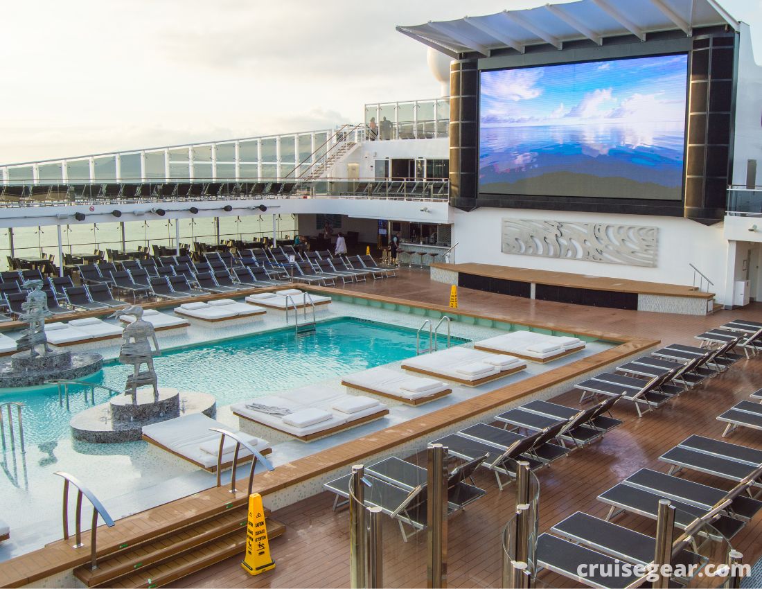 MSC Meraviglia Pool Deck - Cruise Gear