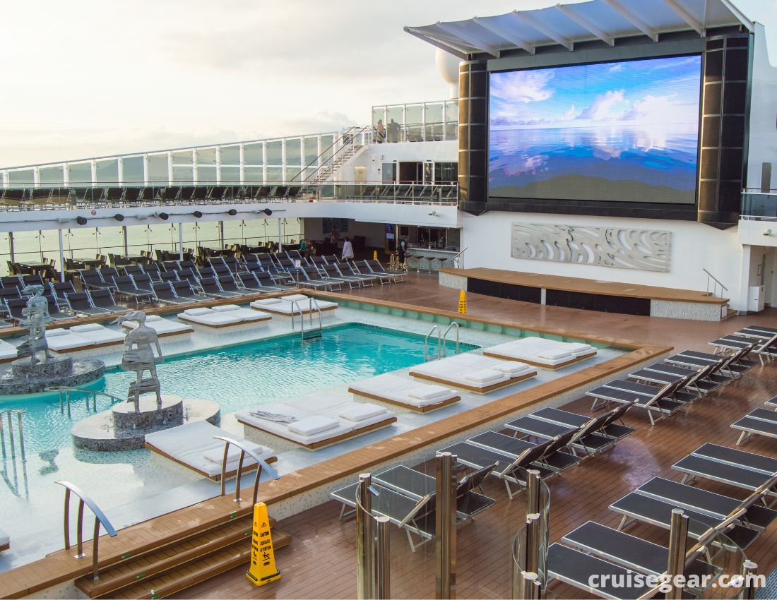 MSC Meraviglia Pool Deck - Cruise Gear