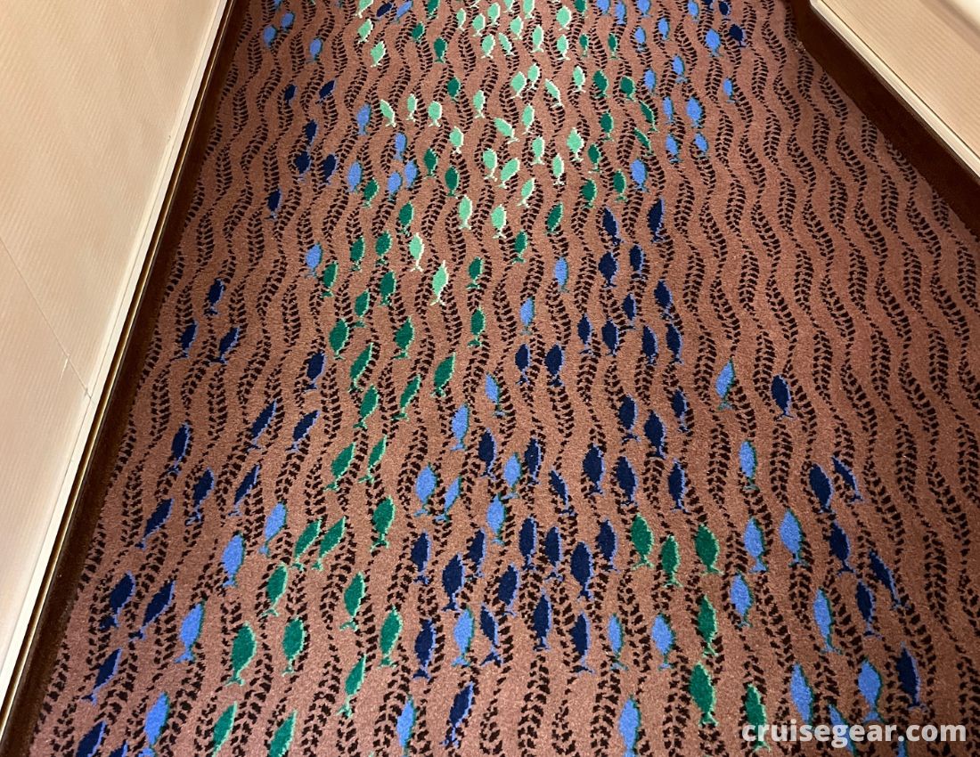 Norwegian Epic Ship - Hallways with Fish