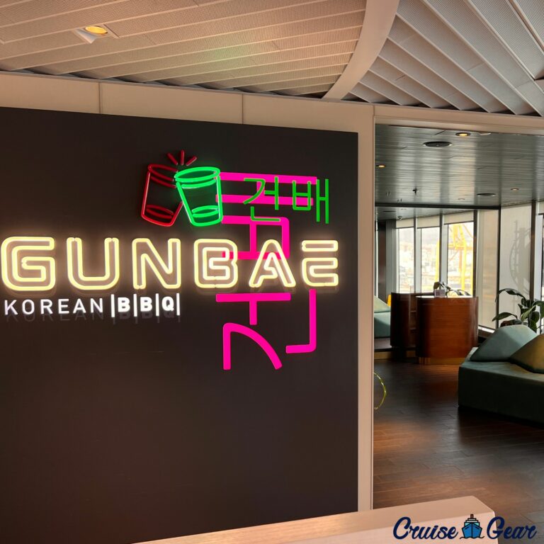 Gunbae Restaurant on Virgin Voyages – The Menu, Review & 360 Virtual Tour