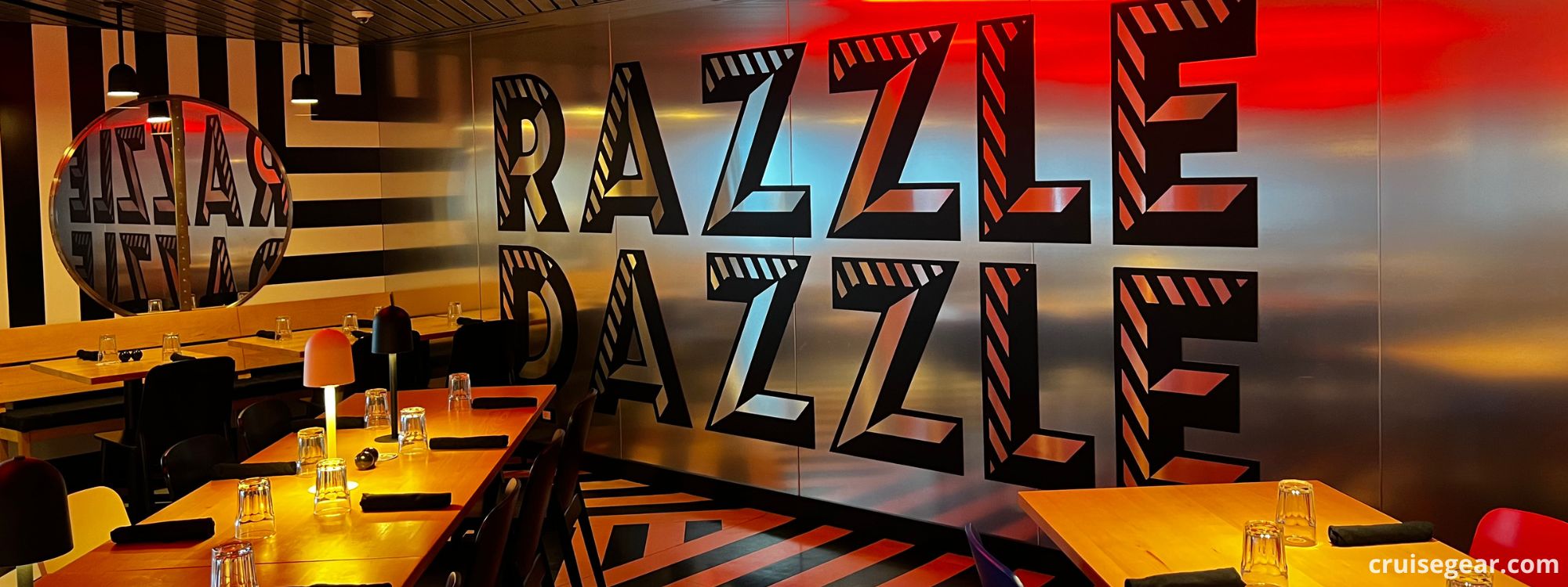 Razzle Dazzle Menu Virgin Voyages Cruise