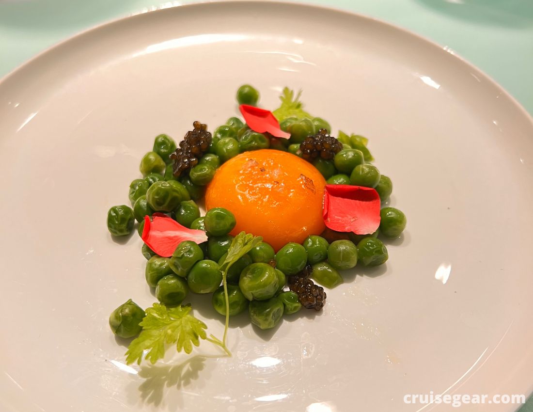 Test Kitchen - Virgin Voyages - Peas & Egg