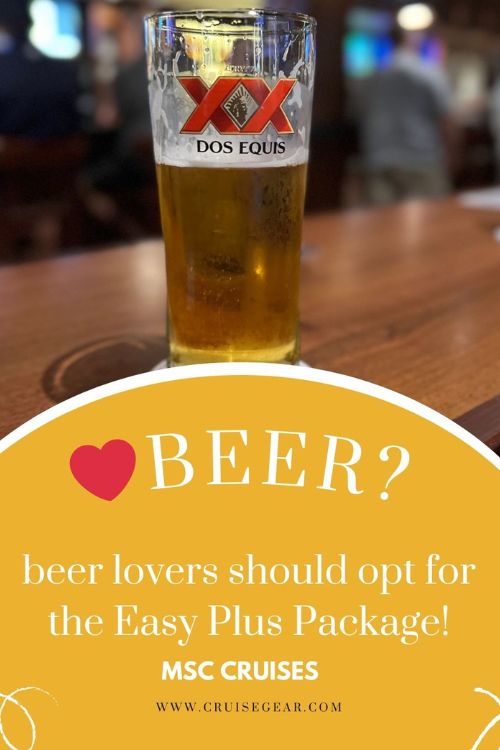 Beer Lovers Need Easy Plus on MSC