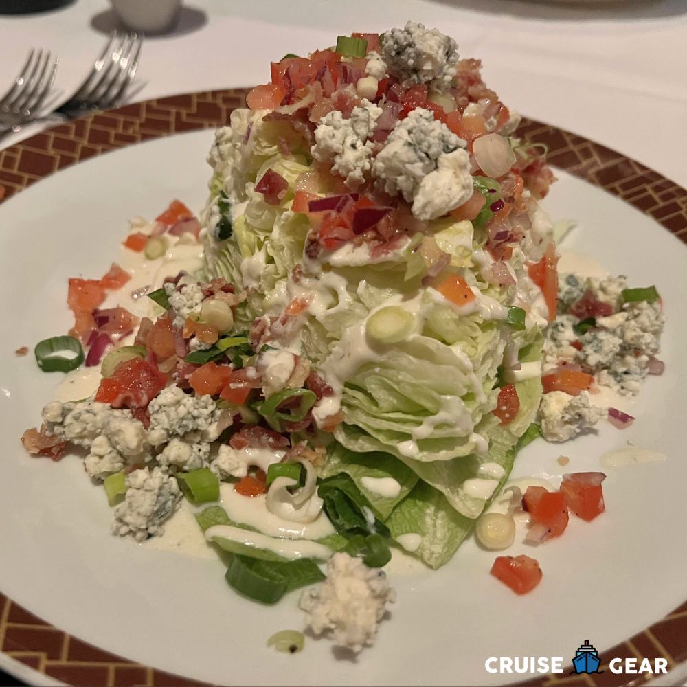 Lettuce Wedge Appetizer on Cagney's Menu