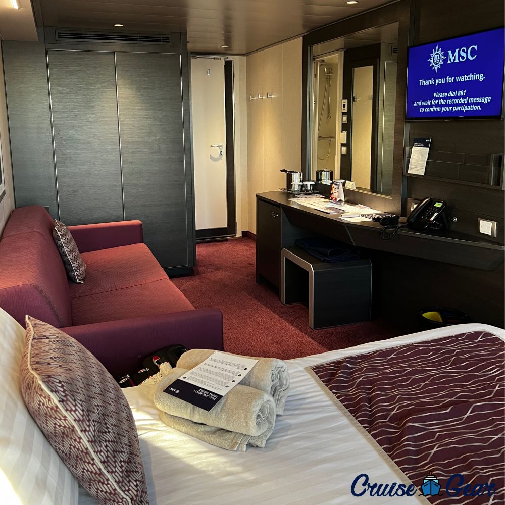 MSC Meraviglia Balcony Cabin Stateroom