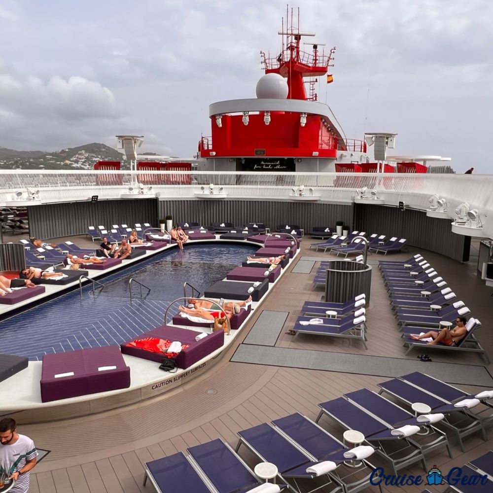 Virgin Voyages Pool Deck