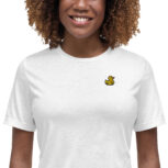 Cruise Duck Embroidered Women's Relaxed T-Shirt