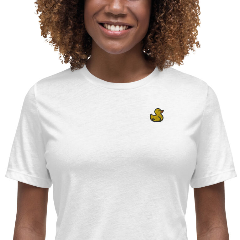 Cruise Duck Embroidered Women's Relaxed T-Shirt Cruise Duck Embroidered Women's Relaxed T-Shirt