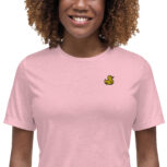 Cruise Duck Embroidered Women's Relaxed T-Shirt