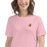 Cruise Duck Embroidered Women's Relaxed T-Shirt