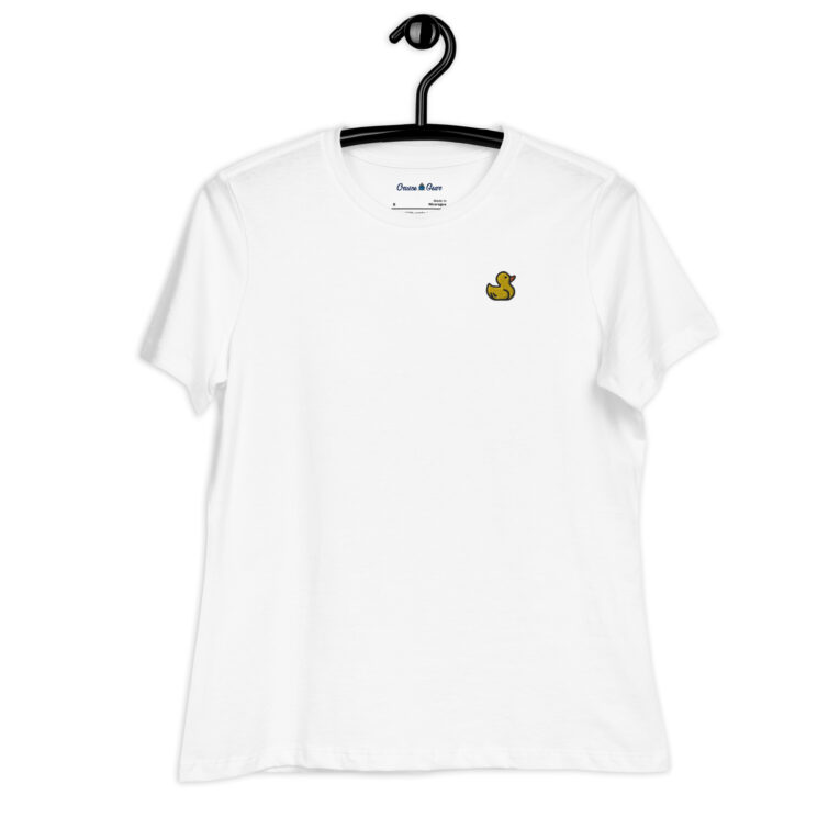 Cruise Duck Embroidered Women's Relaxed T-Shirt Cruise Duck Embroidered Women's Relaxed T-Shirt