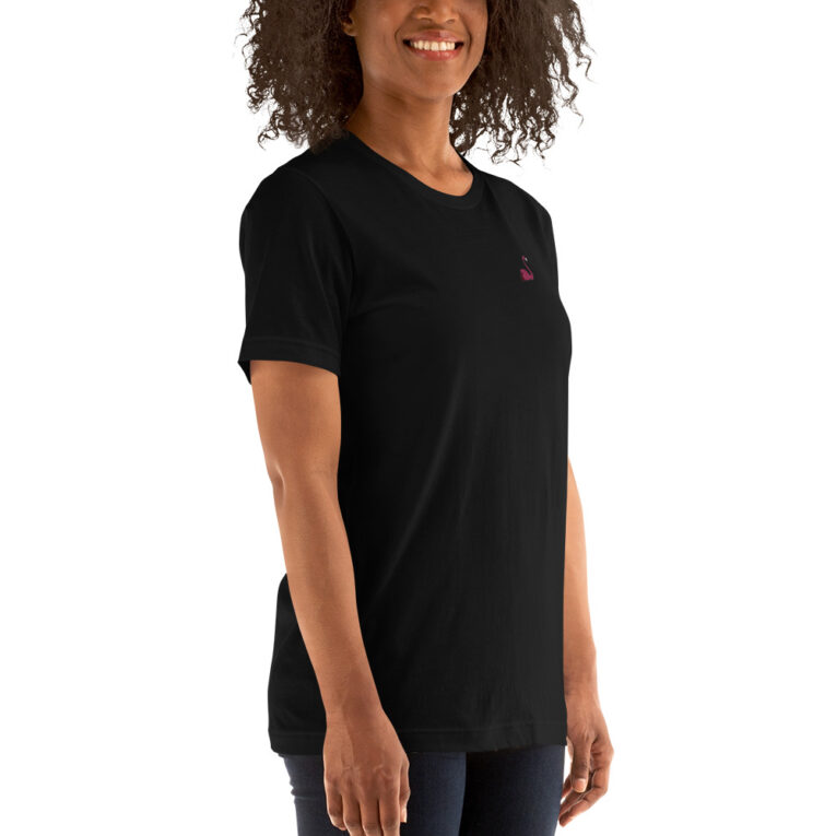 Fabulous Flamingo Embroidered Unisex Ultra Soft T-Shirt Fabulous Flamingo Embroidered Unisex Ultra Soft T-Shirt