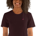 Fabulous Flamingo Embroidered Unisex Ultra Soft T-Shirt