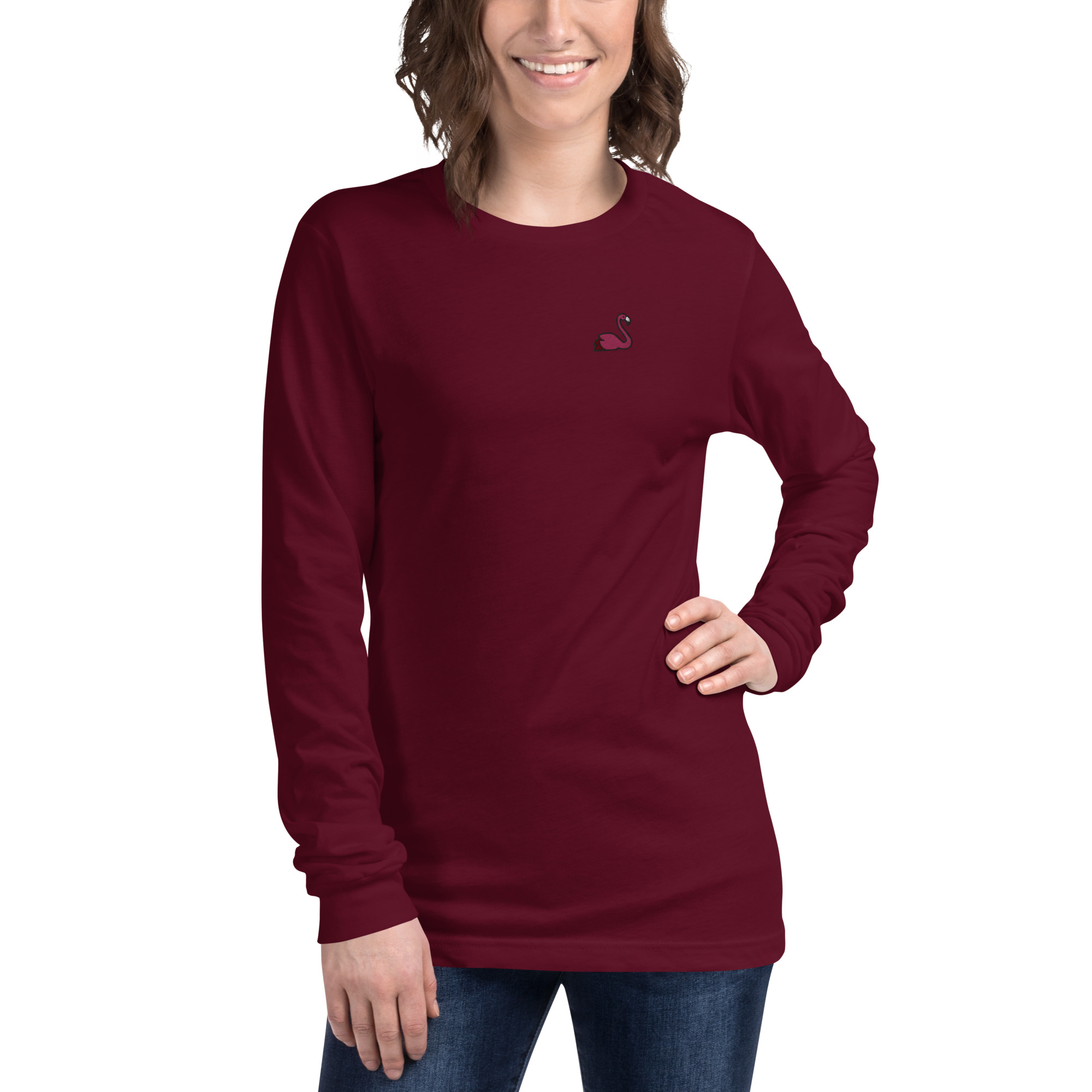 Fabulous Flamingo Unisex Ultra Soft Long Sleeve T-Shirt 2