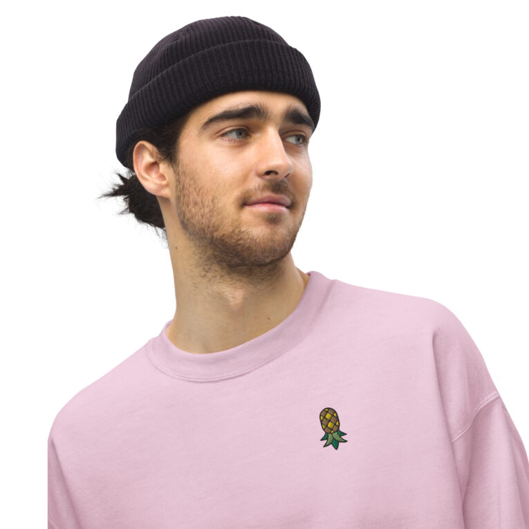 Pineapple Paradox - IYKYK - Embroidered Upside Down Pineapple Unisex Sweatshirt Pineapple Paradox - IYKYK - Embroidered Upside Down Pineapple Unisex Sweatshirt