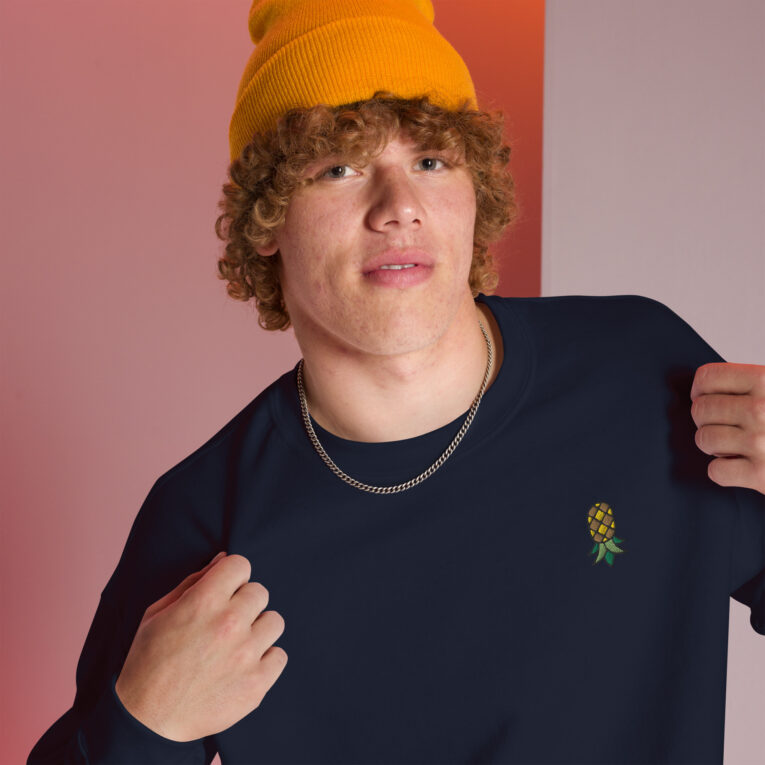 Pineapple Paradox - IYKYK - Embroidered Upside Down Pineapple Unisex Sweatshirt Pineapple Paradox - IYKYK - Embroidered Upside Down Pineapple Unisex Sweatshirt