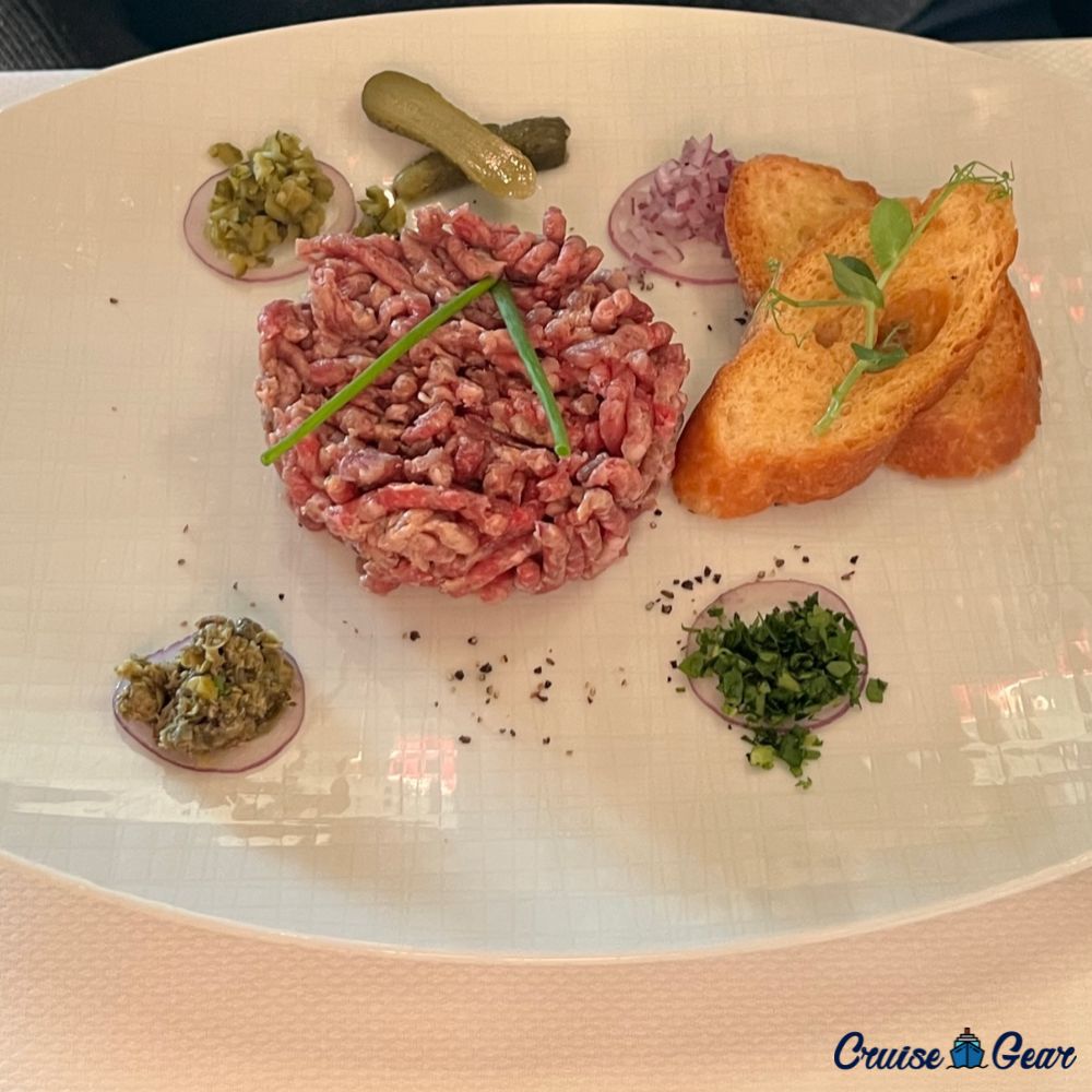 Holland America Pinnacle Grill Menu &Amp; Review 2 Steak Tartare - Pinnacle Grill