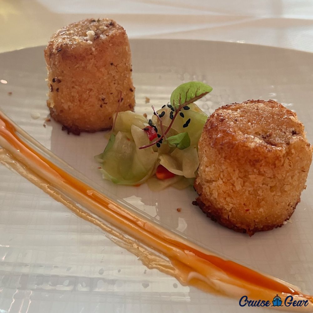Holland America Pinnacle Grill Menu &Amp; Review 3 Crab Cakes - Pinnacle Grill
