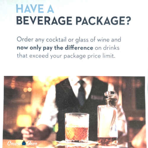 holland america drink packages with prices
