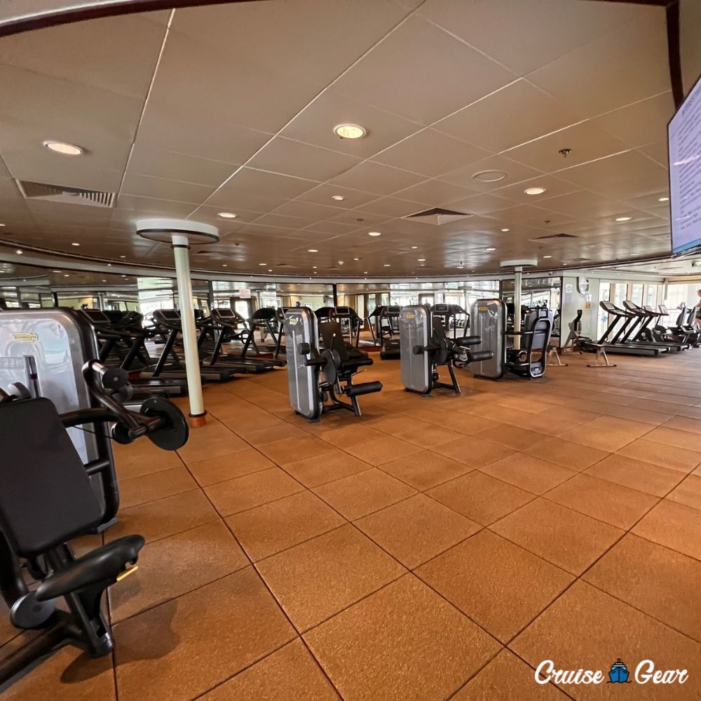 Our Norwegian Dawn Review - A Classic Cruise Experience 11 Norwegian Dawn Gym