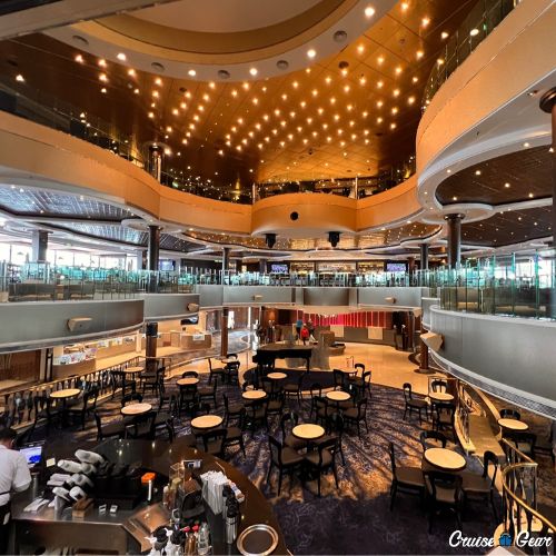 Our Norwegian Dawn Review - A Classic Cruise Experience 3 Venetian Dining Room Norwegian Dawn