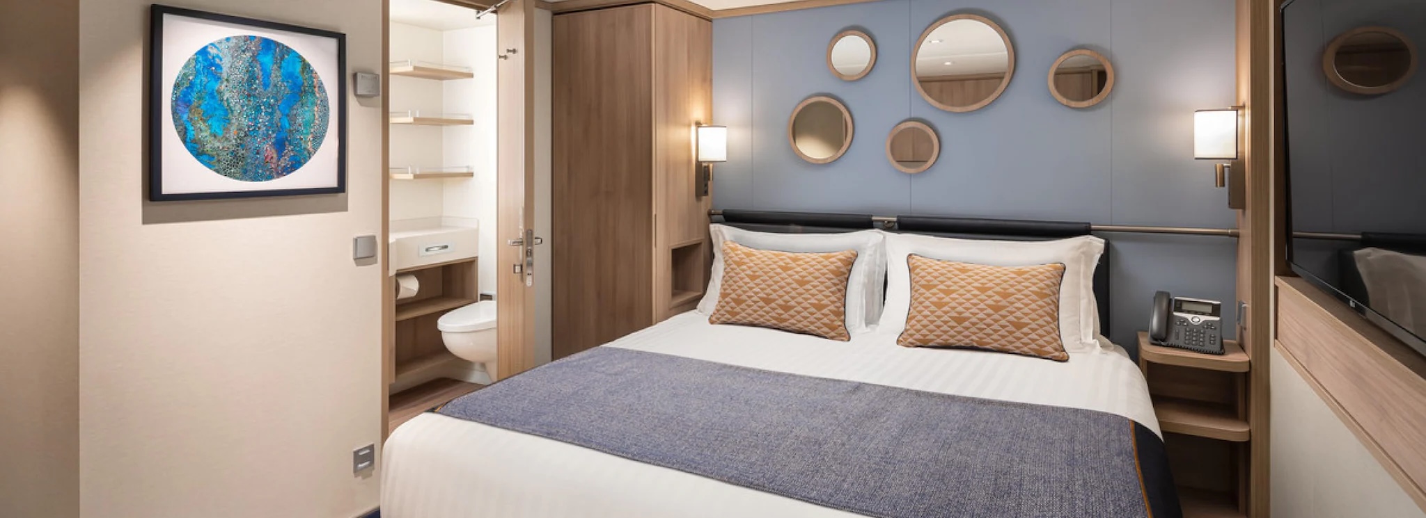 inside cruise cabin