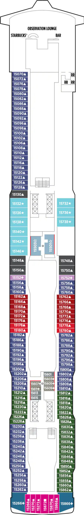 Norwegian Joy Deck Plan